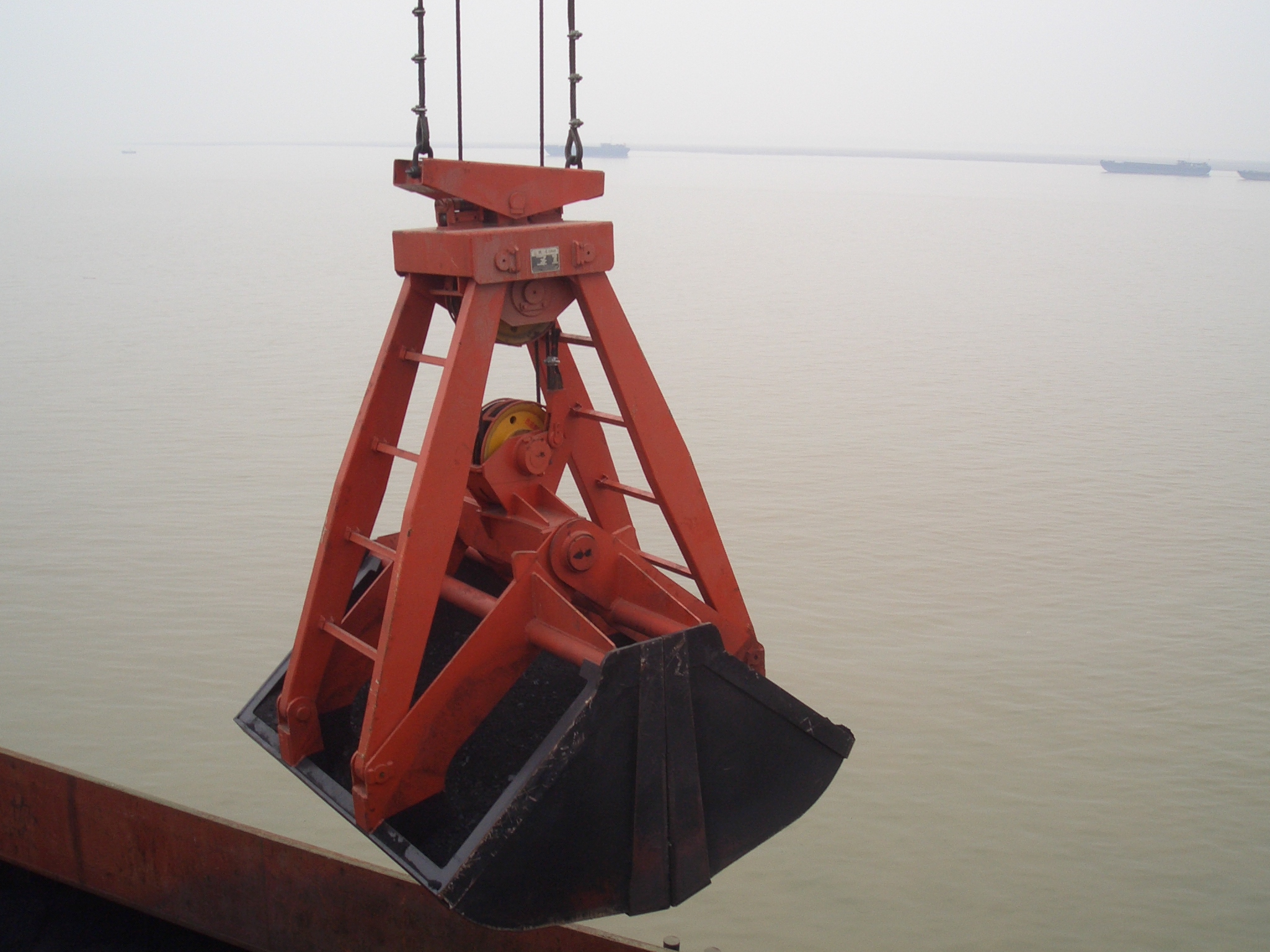 Four-Rope Mechanical Dual Scoop Grab