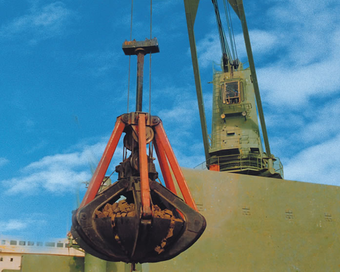 Single-Rope Mechanical Orange Peel Grab